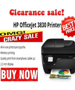 ??HP OfficeJet 3830 Wireless All-In-One Fax Inkjet PRINTER???BUY NOW!?⬇️ - £74.39 GBP