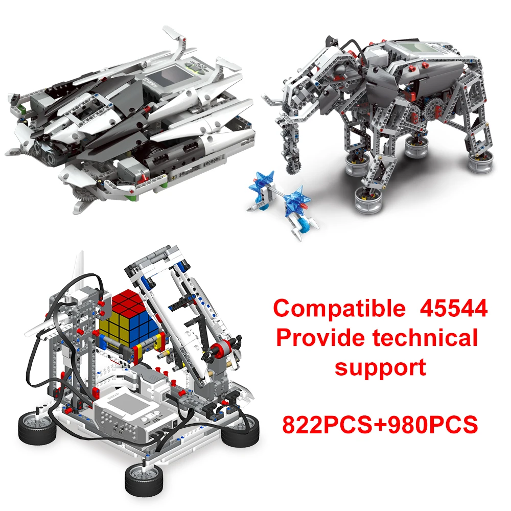 KAZI EV6 Building block  programming robot compatible with EV3 graphic - £112.55 GBP+