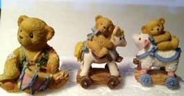  Cherished Teddies Miniature 979341 Hamilton Nativity Set Drummer Boy/ S... - £25.57 GBP