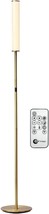 O&#39;Bright Led Cylinder Floor Lamp With Remote Control, Full Range, Antique Brass - £66.29 GBP