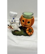 Halloween Danbury Mint Pillsbury Doughboy Votive Candle Holder-Trick or ... - $50.45
