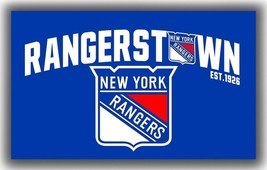 New York Rangers Camo Flag 3x5ft Banner Polyester Ice Hockey Stanley Cup 027 - £13.44 GBP