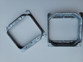50 of 5/8&quot; x 4&quot; Square twoGang P Ring, Mud ring or Plaster ring - $1,101.33 MXN