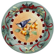 Lenox Winter Greetings Everyday Stoneware Nuthatch Dinner Plate by Lenox - £20.89 GBP