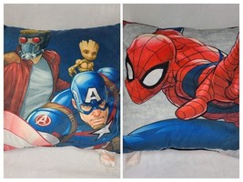 Marvel Super Hero Pillow Spider-Man Captain America Baby Groot Starlord ... - $17.95