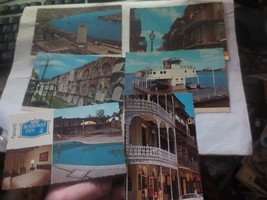 7 vintage New Orleans Postcards Curteich Color Canal Street Ferry Lace Balconies - £7.47 GBP