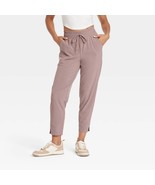 All In Motion Women&#39;s Active Light Hi-Rise Taper Pants MEDIUM Plum Purpl... - €25,80 EUR