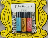 Friends TV Show Lip Balm Trio Set of 3  Strawberry Vanilla Cherry - $15.95