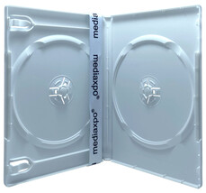 PREMIUM STANDARD Solid White Color Double DVD Cases (100% New Material) - €18,19 EUR+