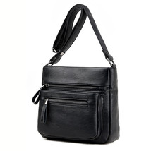 High Quality Leather Crossbody Bags for Women New Luxury Designer Shoulder Bag L - £32.09 GBP