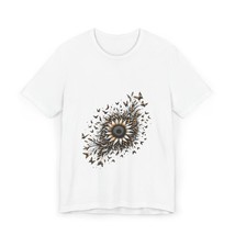 Sunflower Butterfly Shirt, Butterfly T-Shirt, Mother&#39;s Day Gift Shirt. - $17.04