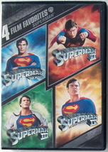 SUPERMAN ~ The Movie, II, III, IV, Christopher Reeve, 1978-1987 Super Hero ~ DVD - £8.53 GBP