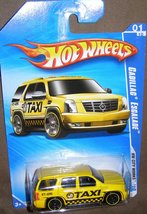 Hot Wheels 2010 HW City Works 109/240 Yellow Taxi Cadillac Escalade 01 o... - $14.01