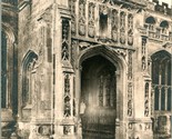 Vtg Postcard 1910s RPPC St Peter and St Paul&#39;s Church Porch Door Lavenha... - $9.76