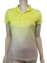 Nike Golf Women's Golf Shirt Neon Yellow Ombre Small - $26,124.05