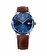 MAGNO, Swiss Quartz Watch, 20mm Band - Rose &amp; Blue Dial - $666.59 CAD