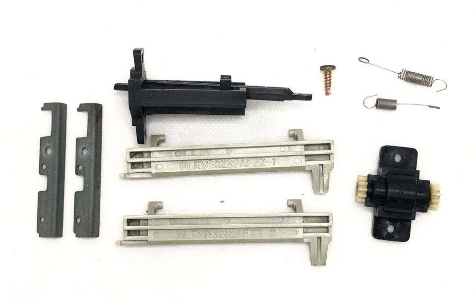 Sharp GF-777 Boombox Original Tape Deck Door Hinges &amp; Eject  - Replacement Parts  			