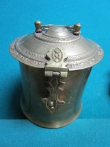 Mottahedeh Brass Tobacco Jar Covered 4 1/2&quot; - £67.26 GBP