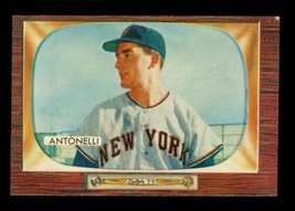 Vintage 1955 Baseball Card Bowman #124 Johnny Antonelli Pitcher New York Giants - £6.62 GBP