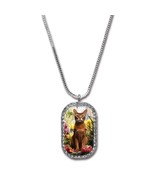 Abyssinian Cat Necklace - £7.82 GBP