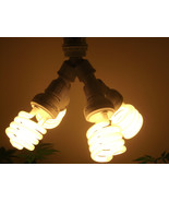 400 WATT CFL ENERGY SMART GROW LIGHT KIT/ SET- FOR VEG, BLOOM, CLONES- N... - £23.66 GBP