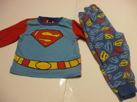Toddlers Superman PJs Pyjamas 2T 100% Cotton  - £9.63 GBP