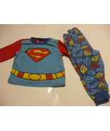 Toddlers Superman PJs Pyjamas 2T 100% Cotton  - $11.98