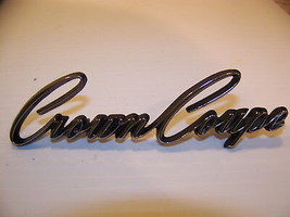 1968 Chrysler Imperial Crown Coupe Emblem Oem #2784958 5&quot; - £91.99 GBP