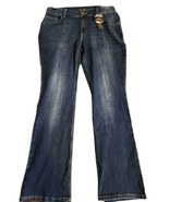 Women&#39;s Lee Plus Regular Fit Mid Rise Bootcut Blue Jeans 16W Long 308792... - $457.96 MXN