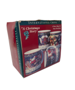 A Christmas Story 4 Piece Fine Porcelain Mug Set By International China New - $459.88 MXN