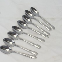 Oneida Fenway Daydream Teaspoons 6&quot; Wm A Rogers Lot of 8 - £14.87 GBP