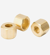 Everbilt A-3 1/4 in. Brass Compression Nut Fitting 536717 (3 Piece) - £14.14 GBP