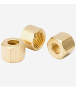 Everbilt A-3 1/4 in. Brass Compression Nut Fitting 536717 (3 Piece) - £14.14 GBP