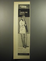 1957 Reeves Fabric Advertisement - London Fog Maincoats - Calibre Cloth - £14.44 GBP