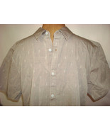 New Mens M Prana Organic Cotton Gifford Shirt Button Down NWT Light Brow... - £97.35 GBP