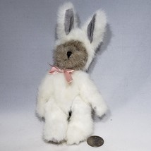 Boyds Bear Collection Mini Bear in White Bunny Costume Jointed 8&quot; 1990-1994 EUC - £17.54 GBP