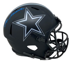 Roger Staubach Firmado Dallas Cowboys Completo Talla Eclipse Réplica Speed Casco - £348.91 GBP