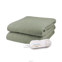 Biddeford Comfort Knit Fleece Electric Heated Warming Throw Heat Blanket Analog - $40.84