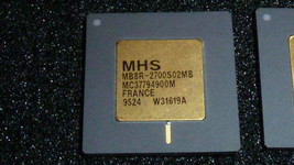 New 1PCS Mhs MB8R-2700S02MB Ic Electronic Component Gold Cpu 84-PIN - £114.57 GBP
