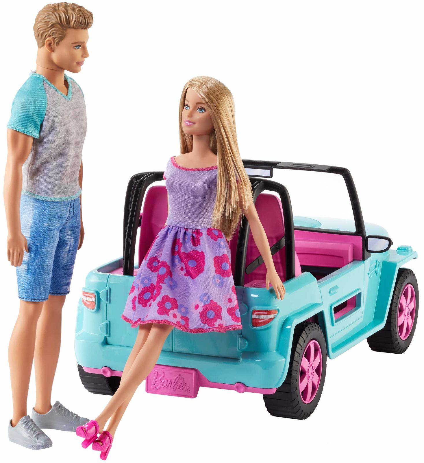 Barbie GHT35 Playset with Off-Road Vehicle and Doll, and Ken in Clothes and Acce Item image 4