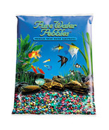 Rainbow Aquarium Gravel with Acrylic Coating - Premium Freshwater Substrate - £18.83 GBP