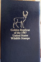 Postal Commemorative Societies Golden Replicas the 1987 USA Wildlife Stamps - £109.11 GBP