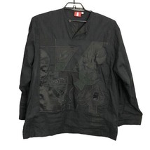 Robert Young The Cloth Shirt Trinidad Mens or Unisex Medium Black Multim... - $76.53