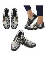 Guernica Picasso Art Slip-on Canvas Women&#39;s Shoes US Size 6-12 - $67.91 CAD