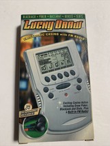 Lucky Draw Electronic Casino Handheld w/ FM Radio Headphones New in Box - £10.11 GBP