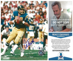 Dan Fouts signed San Diego Chargers football 8x10 photo Beckett COA proof auto - $108.89