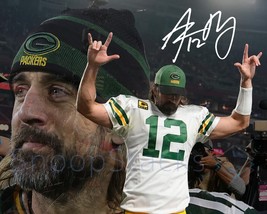 Aaron Rodgers Signed 8x10 Glossy Photo Autographed RP Poster Print Photo - £13.42 GBP