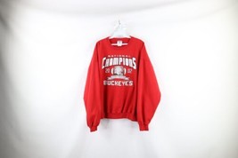 Vtg Mens XL Faded 2002 National Champs Ohio State University Football Sweatshirt - £41.95 GBP