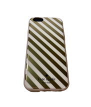 Kate Spade Flexible Hardshell Case for iPhone 4.7&quot; - Rose Gold Diagonal Stripe - £11.86 GBP