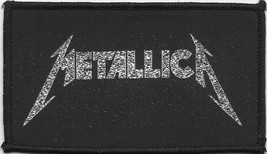 Metallica Silver Logo 2000 - Woven Sew On Patch Official - No Longer Made - £4.88 GBP